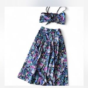 Oysho Colorful Floral Two-Piece Set